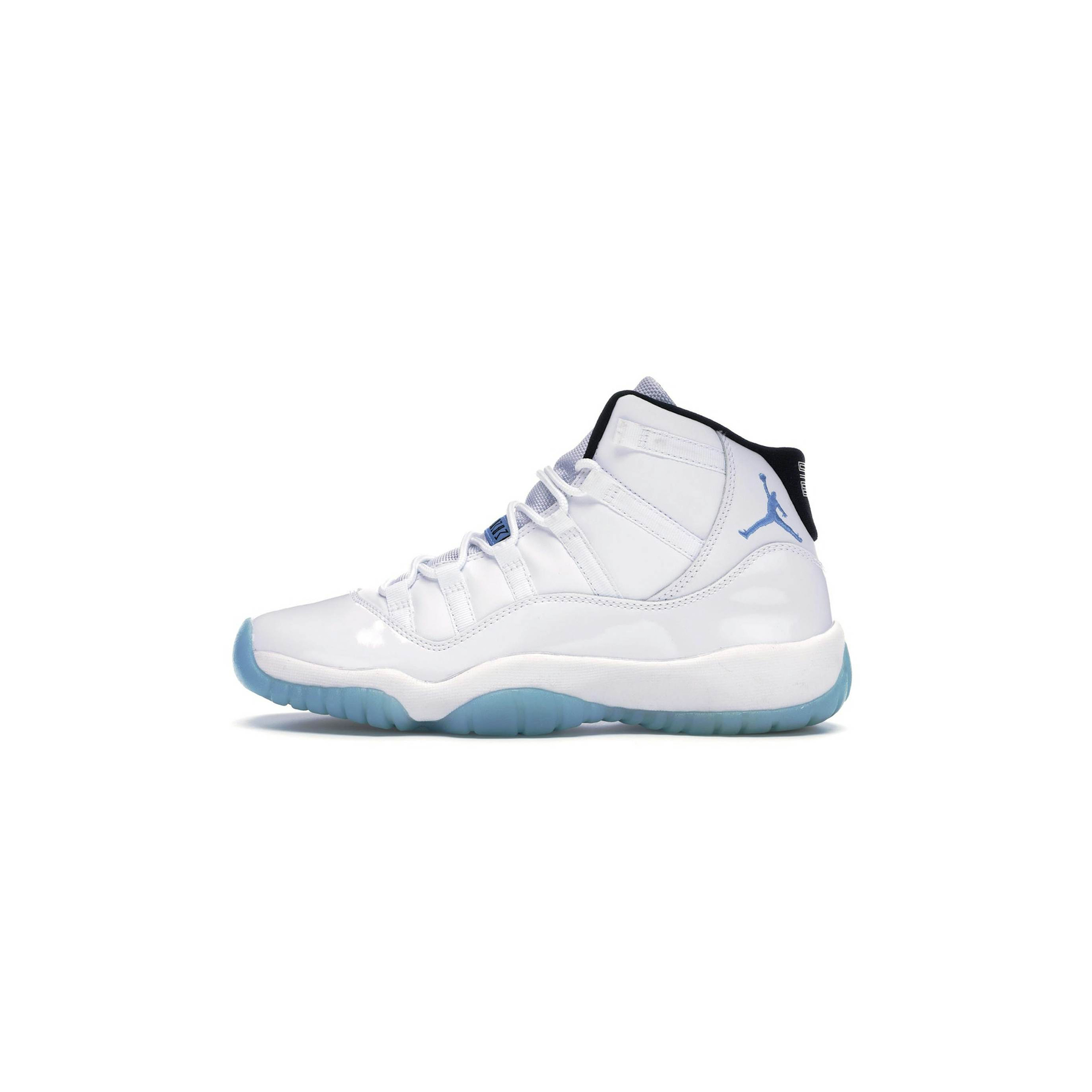 NIKE AIR JORDAN 11 RETRO GS COLUMBIA  LEGEND BLUE 378038-104